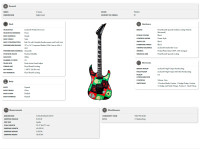 Jackson X Series Dinky DK1A Amaranth Fingerboard Warhol Jackson X Series Dinky DK1A Amaranth Fingerboard Warhol